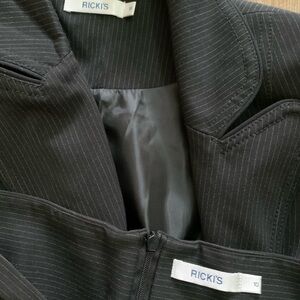 Ricki's Black Pinstripe Blazer